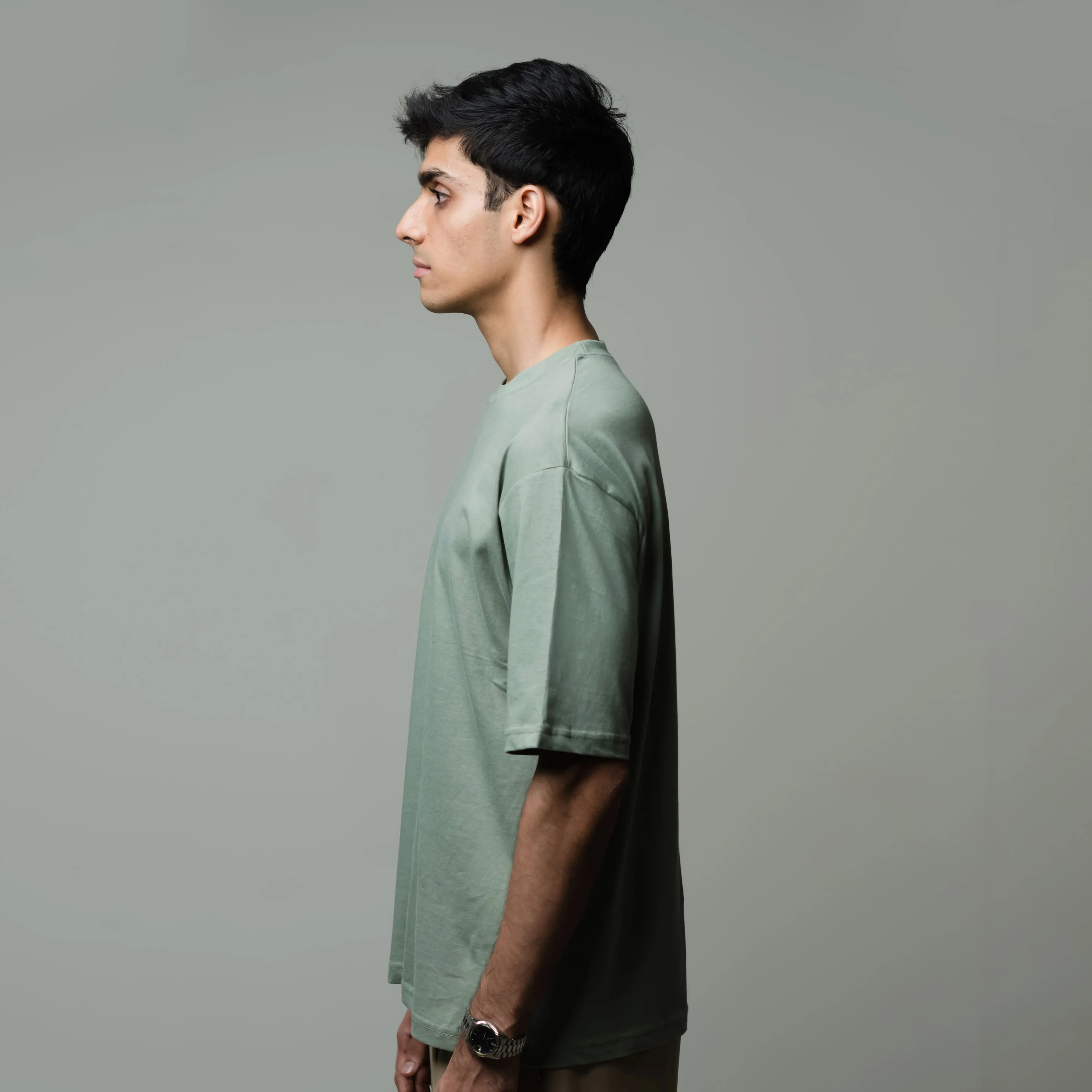 Everythng Hurts Oversized Tee - Sage Green - Image 4