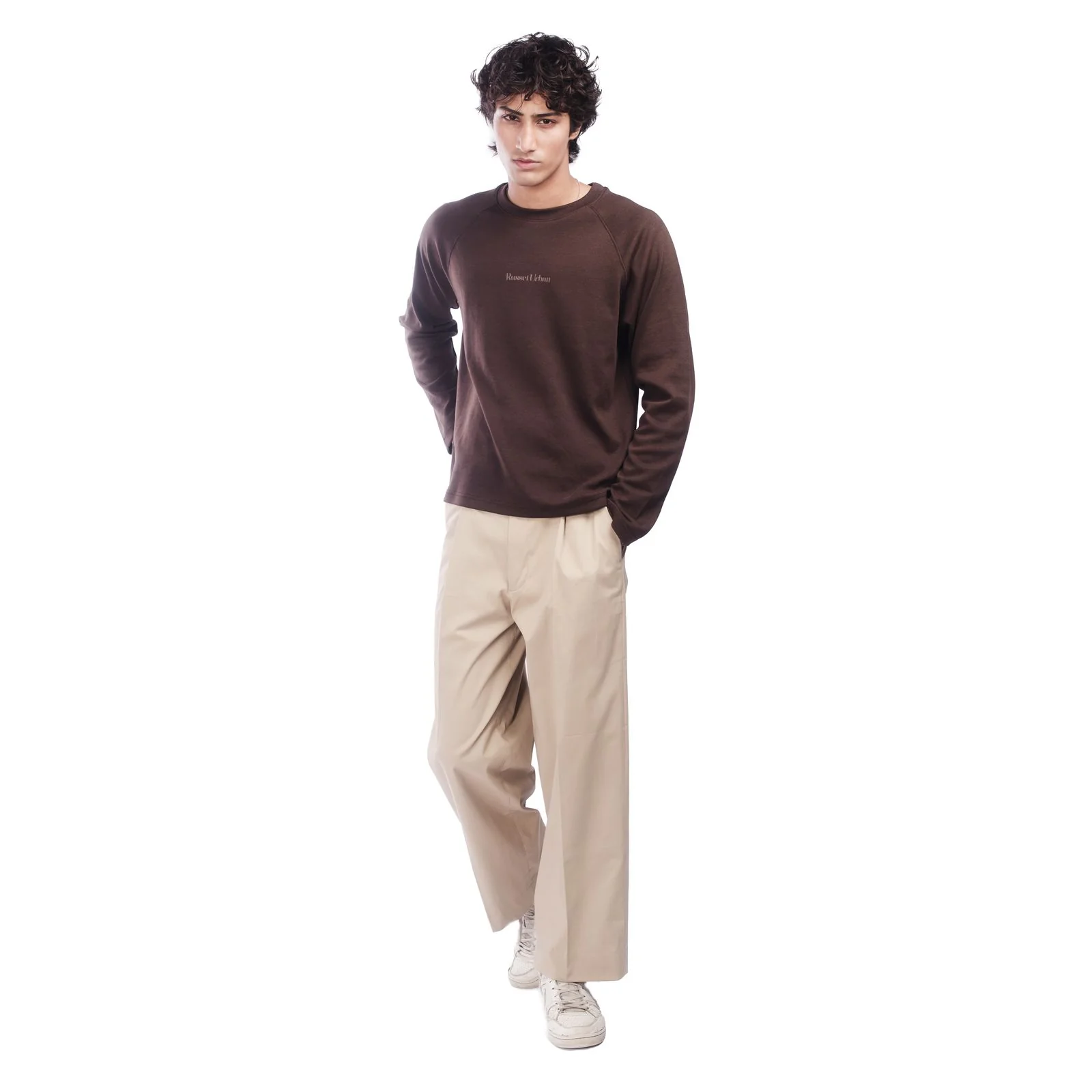 Urban Relaxed Tee - Brown - Image 3